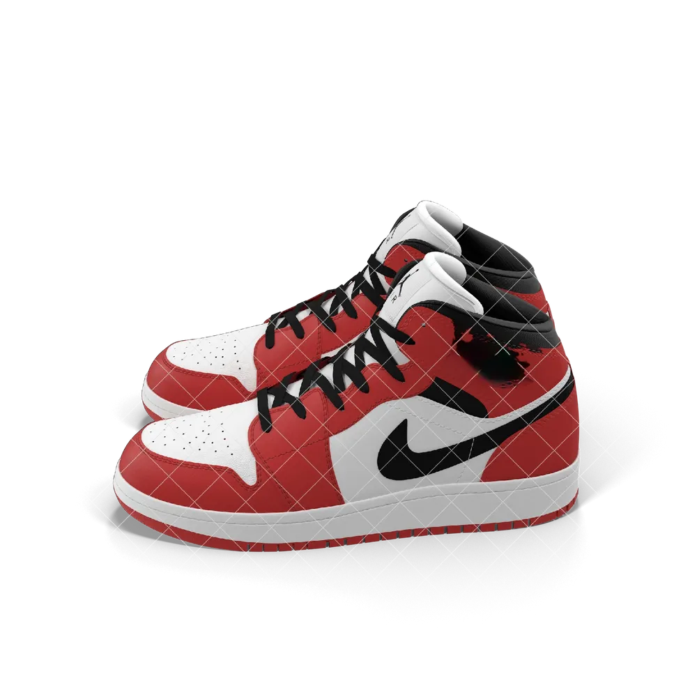 Nike Air Jordan 1 Red And Black
