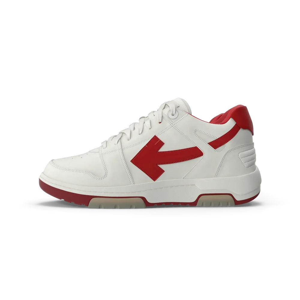 Sports Sneakers Off White &amp; Red