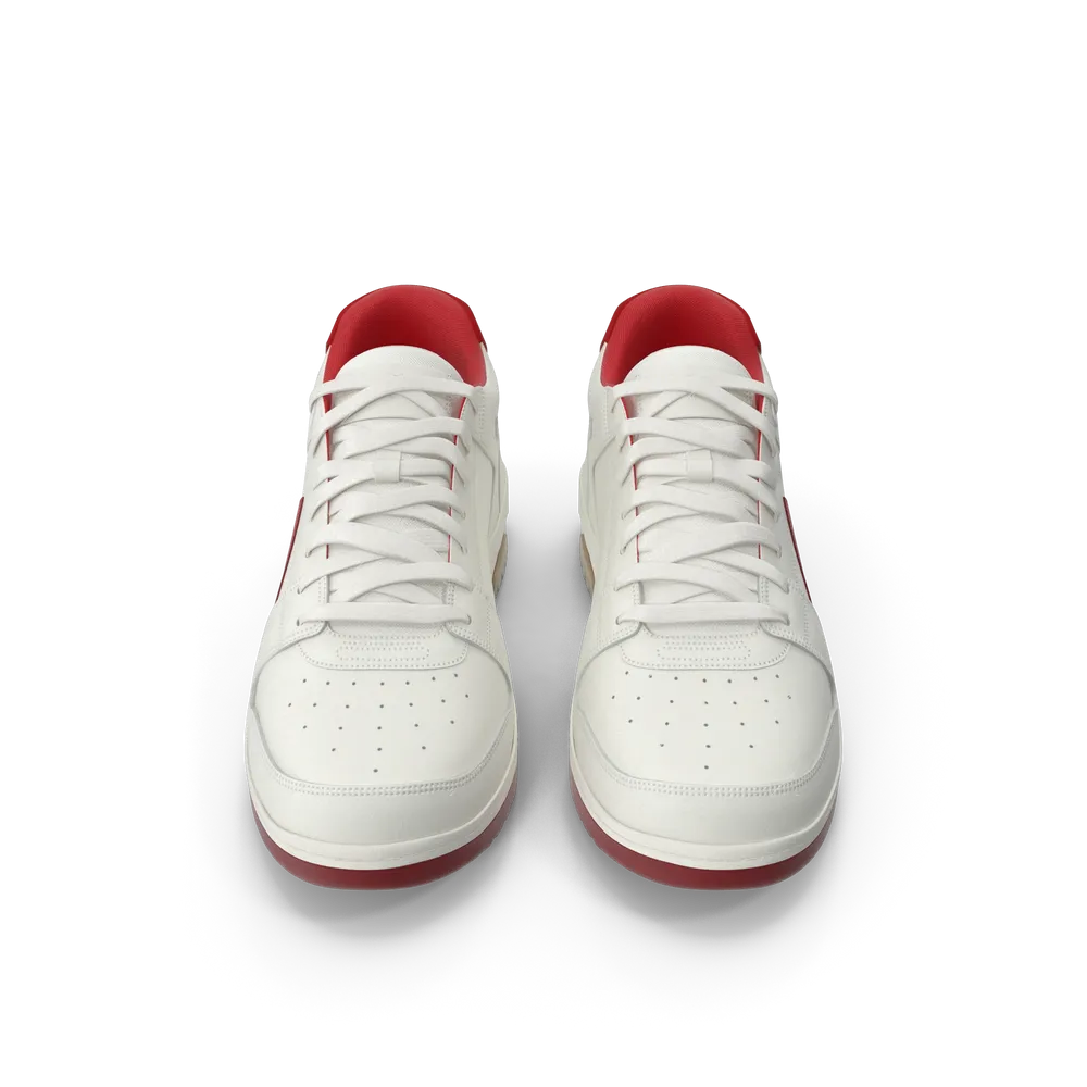 Sports Sneakers Off White &amp; Red