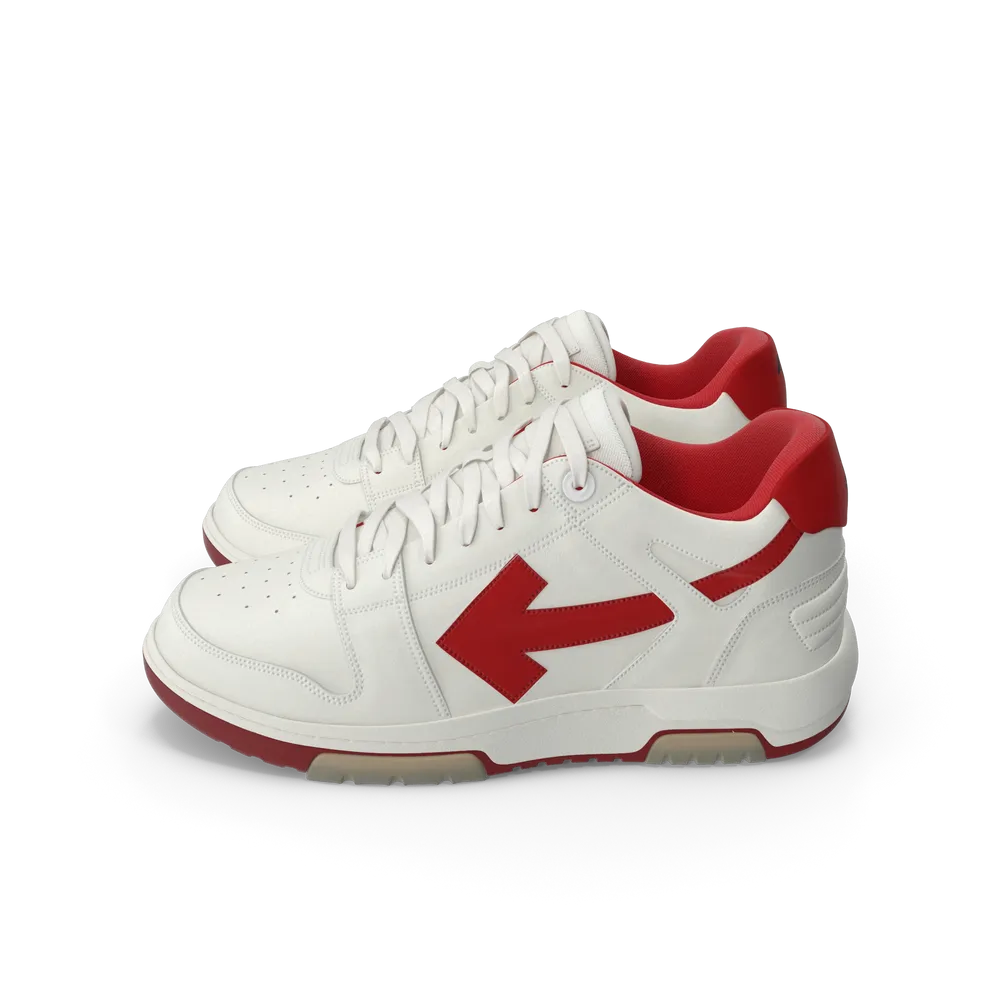 Sports Sneakers Off White Red