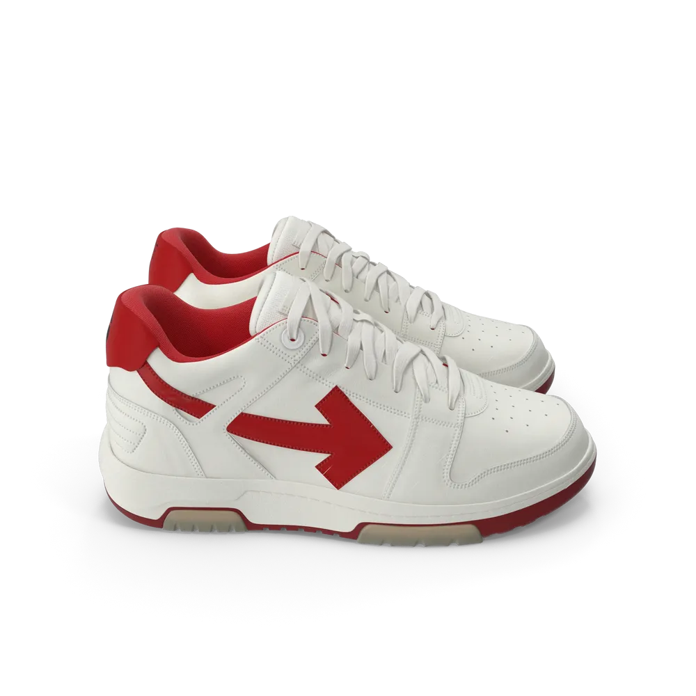 Sports Sneakers Off White Red