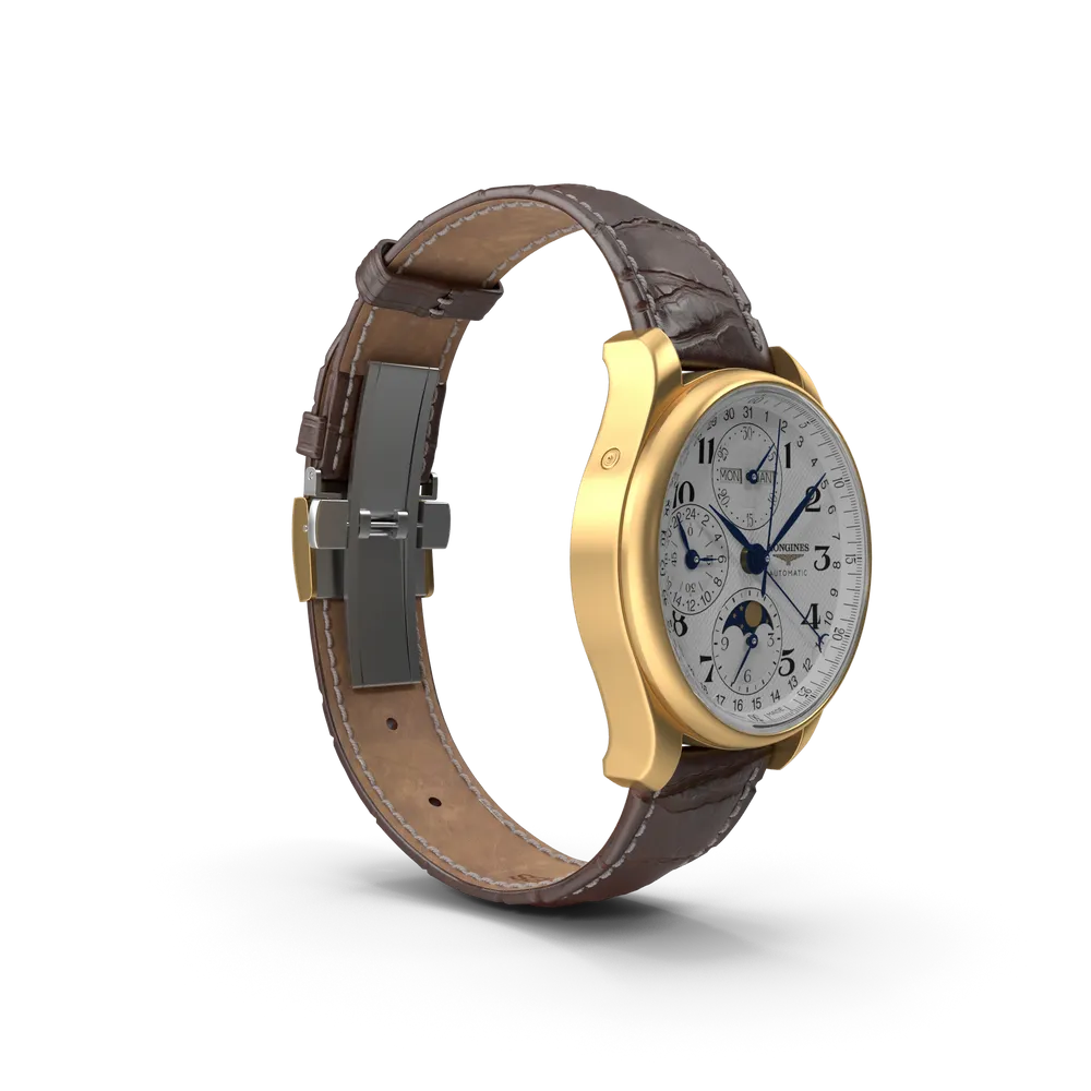 Brown Leather Belt Watch
