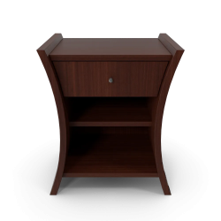 Bedside Table African Cherry