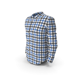 Blue & Black Check Shirt
