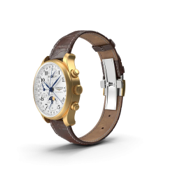 Brown Leather Belt Watch