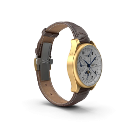 Brown Leather Belt Watch